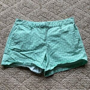 5/$15 Elle Mint & White Polka Dot Shorts 6